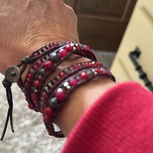 Chan Luu beaded wrap bracelet